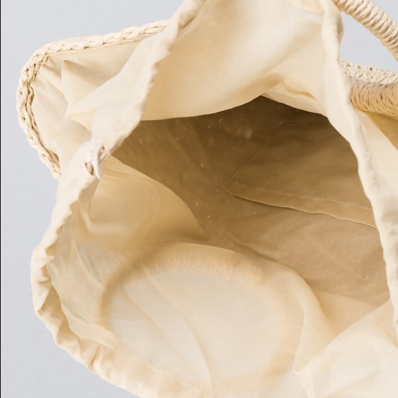 HALF MOON STRAW TOTE BAG - Picture 5 of 6